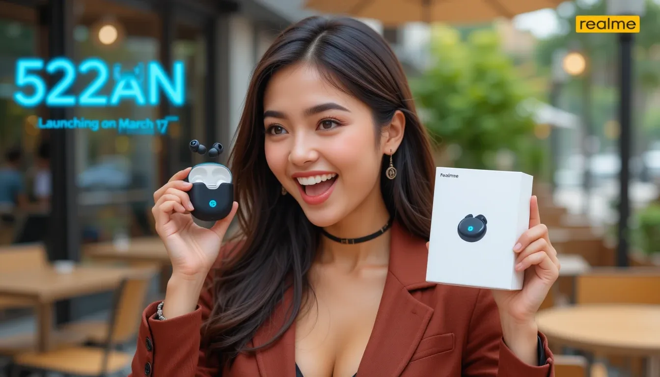 Realme Buds Air 7 Launching in India on March 19, with 52dB ANC